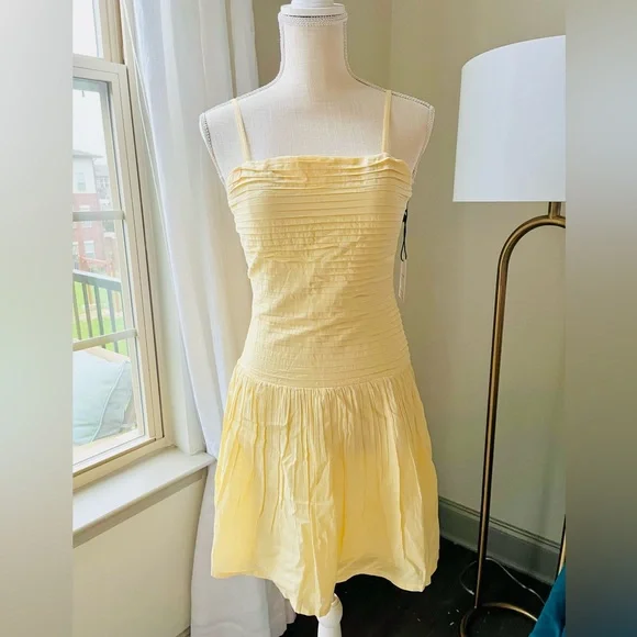 NEW! Boutique Butter Yellow Spring Garden Party Sundress - Picture 5 of 8
